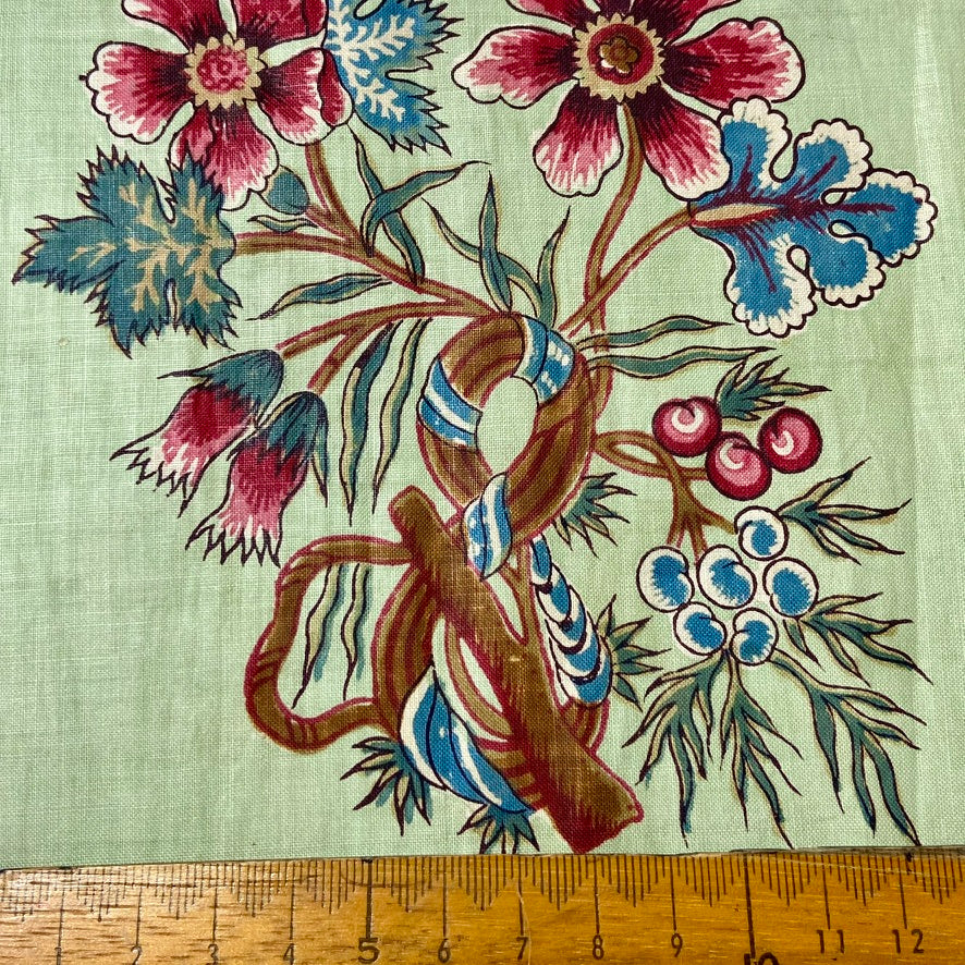 Antique and Vintage Fabric Piece No 6. 34cm x 16cm