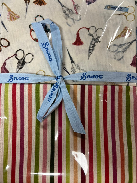 Sajou Fabric - Scissors and Florals