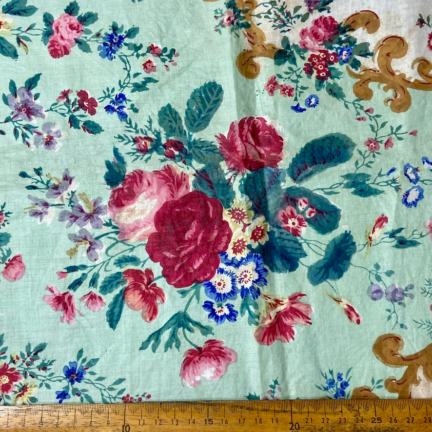 Antique and Vintage Fabric Piece No 9. 71cm x 40cm