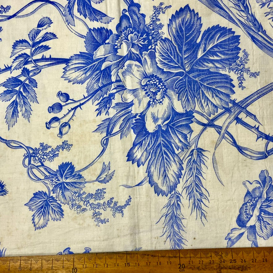 Antique and Vintage Fabric Piece No 14. 103 x 36cm