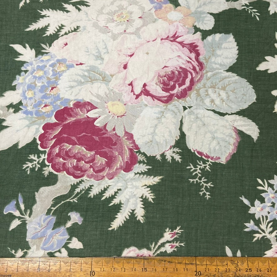 Antique and Vintage Fabric Piece No 28. 60cm x 58cm