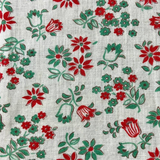 Antique and Vintage Fabric Piece No 7. 19cm x 16.5cm