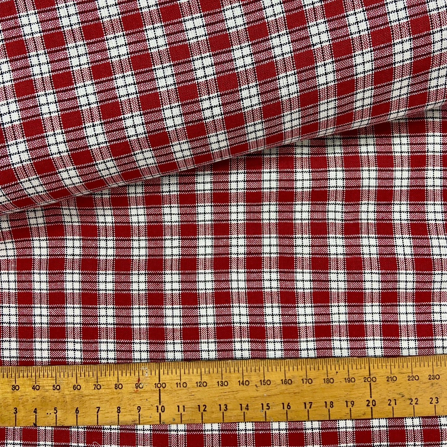 L'uccello Comptoir De Toile Beatrice (Ruby/white/black plaid woven) - DV5161