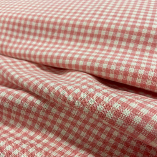 L'uccello Comptoir De Toile YD Gigi (Musk pink/white small scale gingham woven) - DV5170