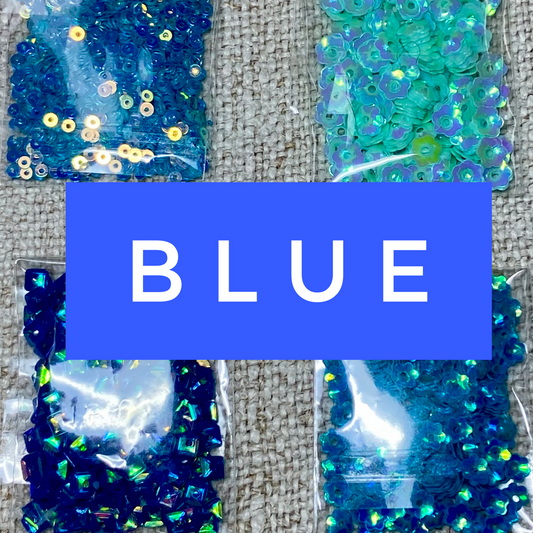 Sequin Collection Blue