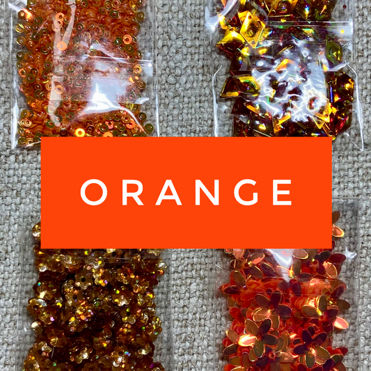 Sequin Collection Orange