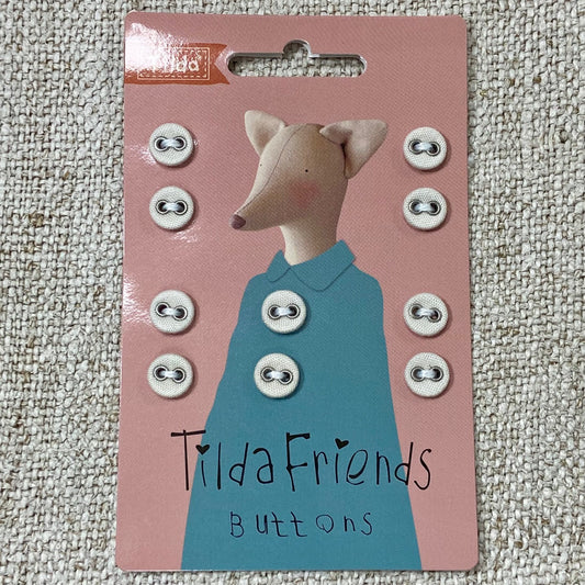 Tilda Buttons - White