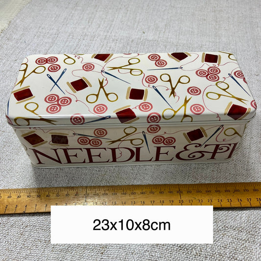 Needles and Pins Large Storage Tin