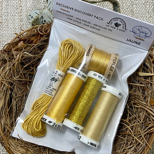 Au Ver A Soie Yellow Silk Discovery Pack