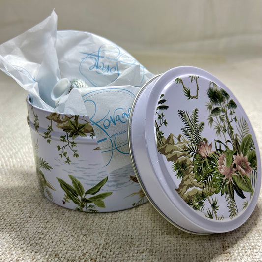 Tins Charming & Colourful with Notions - White