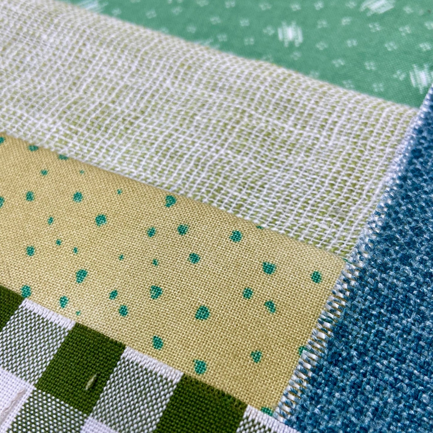 Reclaimed Textile Mixed Pack - Green