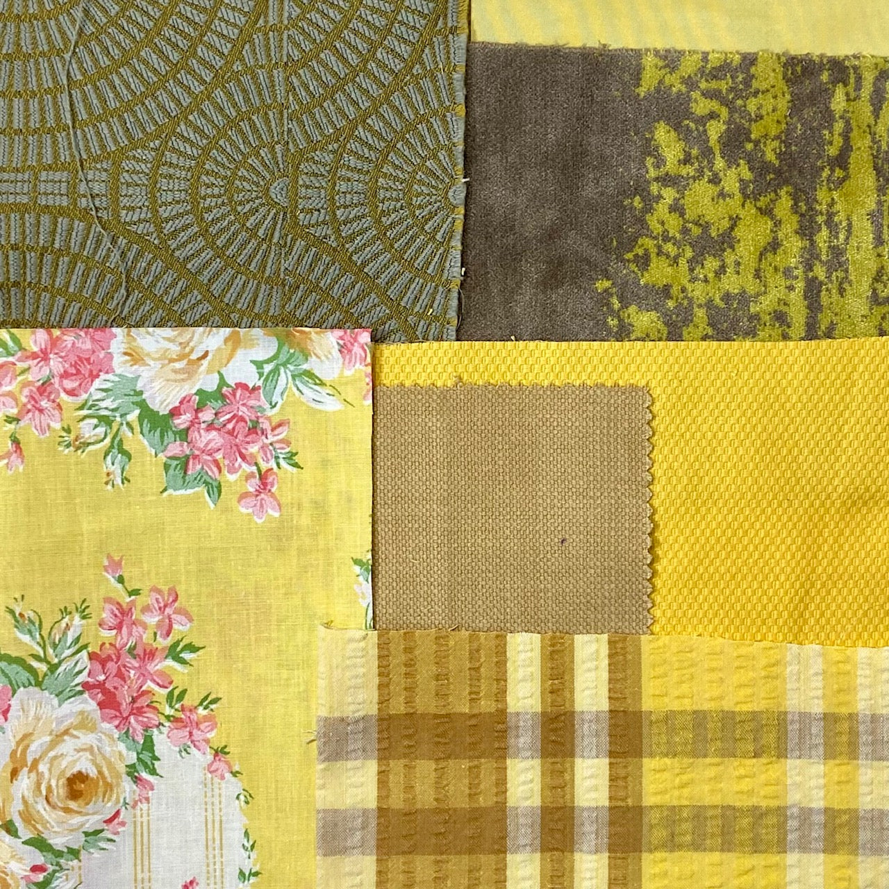 Reclaimed Textile Mixed Pack - Yellows