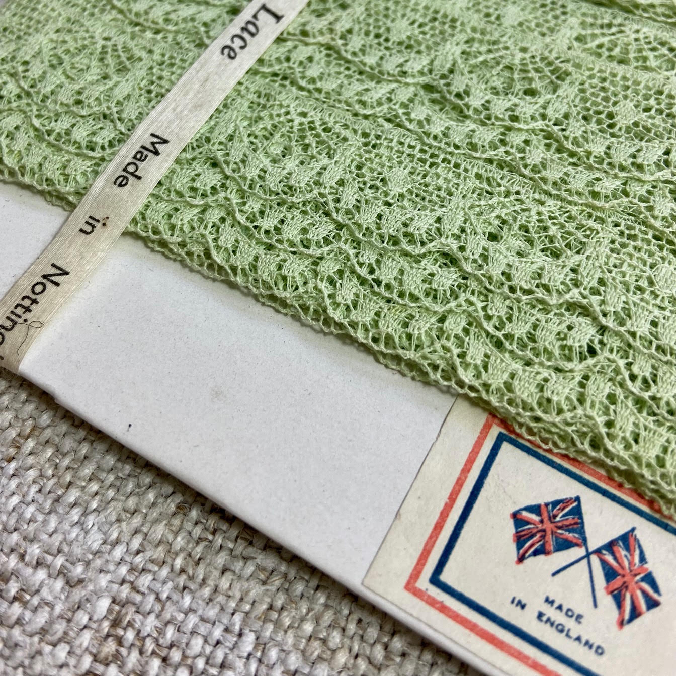 Mint Green English Lace - Item 23558