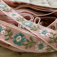 Pale Pink Vintage Trim - Item 23464