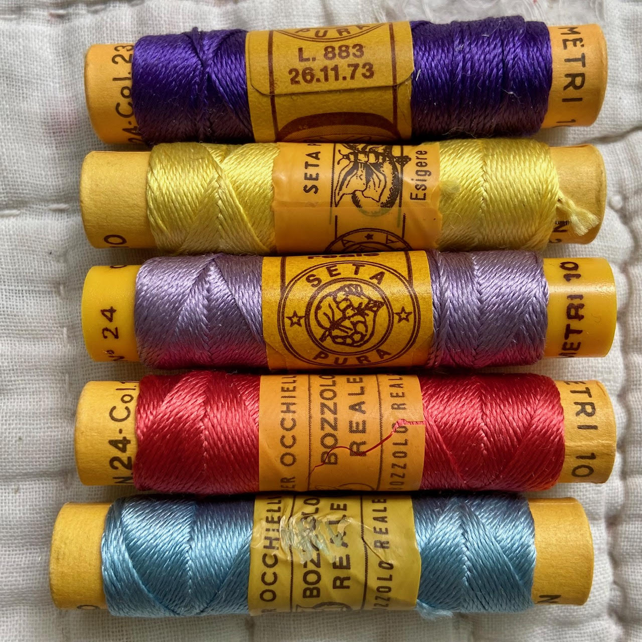Italian Silk Threads - Item 23485