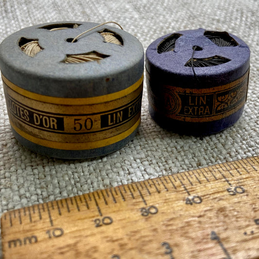 Two Spools of Linen Thread - Item 23529