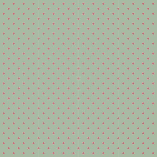 1 Metre Cuts - Mint/Pink Spots